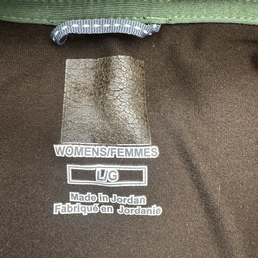 The North Face VaporWick Hoodie Pullover Stretch Brown Womens L Trail - Picture 9 of 10